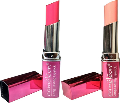 

Cameleon Long Lasting Lipstick(Pink White, Poppy, 3.8 g)