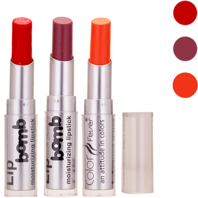 

Color Fever Delhi Ki Mashoor Lipstick 241(Prefect Red, Wine, Orange, 9.6 g)