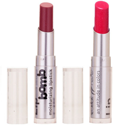 

Color Fever Creamy Matte Limited Offer77160272Purple, Pink Lipstick Set(Purple, Pink, 6.4 g)