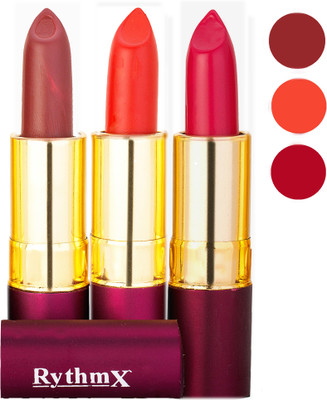 

Rythmx Matte Lipstick Combo 421 433 435(Multicolor,)