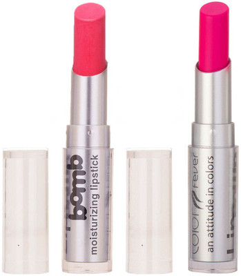 

Color Fever Creamy Matte Limited Offer77160324Pink, Neon Lipstick Set(Pink, Pink, 6.4 g)