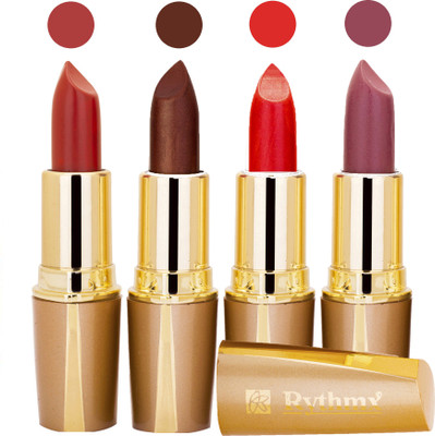 

Rythmx New Intense Dark Red Color Lipstick 308129(Red, Brown, Coffee, Pink, Maroon, Red, Purple, Orange, 16 g)