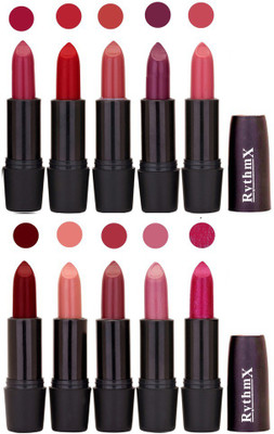 

Rythmx Lipstick Wholesale Rate All Color Combo Set(Shade - 23)