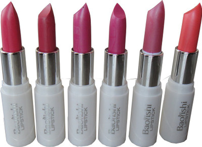 

Baolishi Long Lasting Lipstick -if-Set of 6(Multicolor)