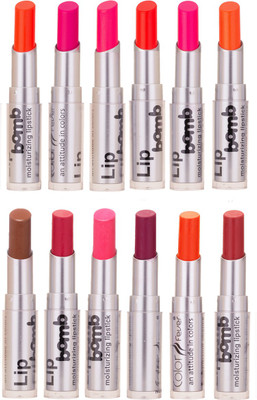 

Color Fever Whole Sale Lipstick 009(Coffee, Pink, Pink, Purple, Brick Orange, Orange, Neon Pink, Neon, Orange, Pink, Neon Pink, Neon Orange, 48 g)