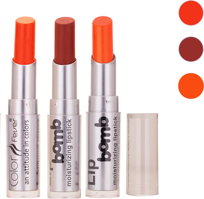 

Color Fever Delhi Ki Mashoor Lipstick 351(Orange, Brick Red, Neon Red, 9.6 g)