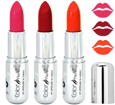 

Color Fever Pink Color Lipstick 144201622(Multicolor,, 12.6 g)
