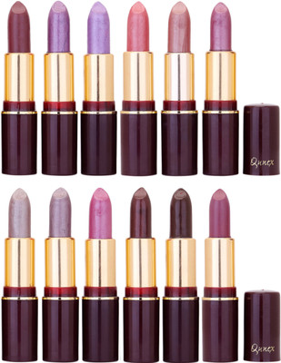 

Qunex Rich Colour Lipstick Wholesale Combo 1105201608(Multicolor,, 48 g)