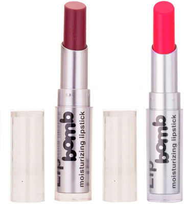 

Color Fever Creamy Matte Limited Offer77160279Purple, Neon Pink Lipstick Set(Purple, Neon Pink, 6.4 g)