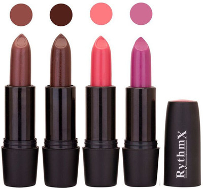 

Rythmx Black Important Lipstick Combo 11(Multicolor,, 16 g)