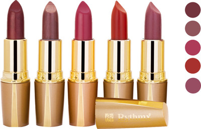 

Rythmx Creamy Matte Lipstick 2207201626 Light Red, Neon Pink, Brown, Light Brown, Pink Lipstick(Brown, Purple, Maroon, Red)