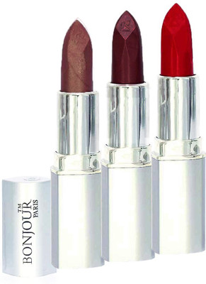

Bonjour Professional 0301 Coffee Maroon Red Lipstick(Maroon, Coffee, Red, 11.4 g)