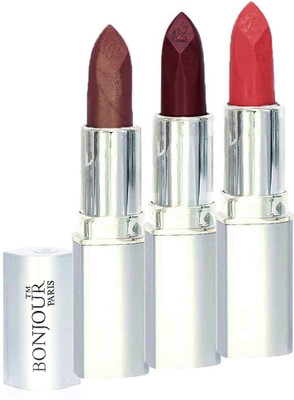 

Bonjour Professional 0308 Coffee Maroon Peach Lipstick(Maroon, Coffee, Peach, 11.4 g)