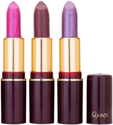 

Qunex Rich Colour Lipstick 1105201601(Pink,Brown,Purple,)