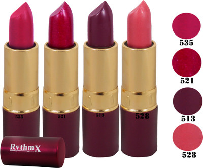 

Rythmx Purple Lipstick Comb 535 521 513 528(Multicolor)