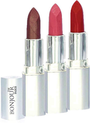 Bonjour Professional 0326 Coffee Nude Brick Red Lipstick(Nude, Coffee, Brick Red, 11.4 g)