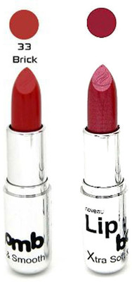 

Color Fever Pink Lipstick Combo 12 33(RedWood Shine, Brick, 8 g)