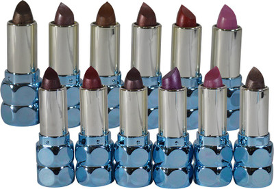 

ADS Colour Glow Lipstick Pack of 12(POUR-C, 4 g)