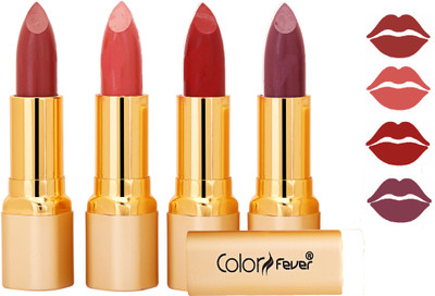 

Color Fever Absolute Non Transfer Matte Lipstick 19(Mauve, Peach, Red, Plum, 16.8 g)