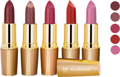 

Rythmx Creamy Matte Lipstick 2207201627 Light Red, Neon Pink, Brown, Light Brown, Pink Lipstick(Brown, Purple, Maroon, Red, 20 g)