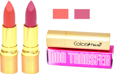 

Color Fever Lipstick Peach Set 158(Wine, Peach, 8.4 g)