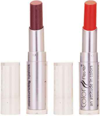 

Color Fever Creamy Matte Limited Offer77160170Chocolate, Orange Lipstick Set(Chocolate, Orange, 6.4 g)
