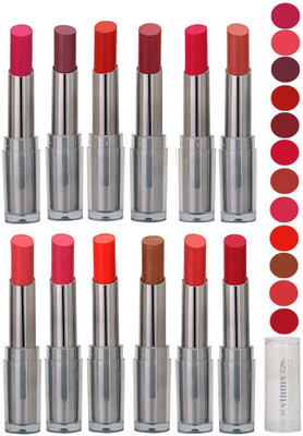 

Rythmx Lipstick All Color Makeup Combo Kit (Pack of 12) 1009(Shade - 49)