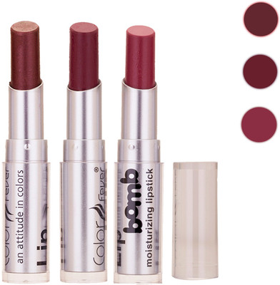 

Color Fever New Delhi Girls Selected Color Lipstick 63(Brown, Wine, Wine, 9.6 g)
