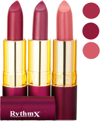 

Rythmx Matte Lipstick Combo 416 429 436(Multicolor,)
