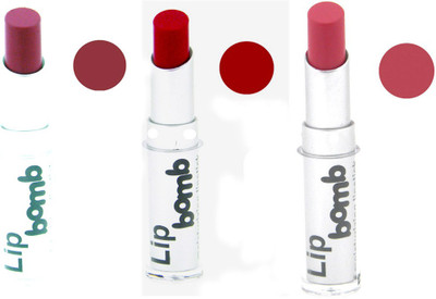 

Color Fever Bomb Matte Lipstick 12-11-14(Rose Blush, Crimson, Cardinal, 12 g)