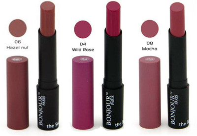 

Bonjour Paris Color Cap Lipstick 06-04-08(Multicolor, 10.2 g)