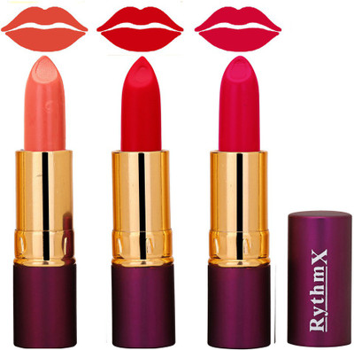 

Rythmx Rich creme Lipstick In In Peach,Red Delight,Redish Shades 552(Peach)
