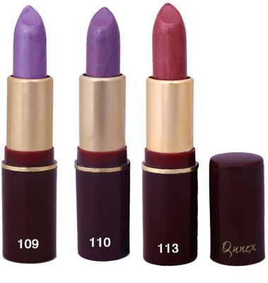 

Imported Qunex Purple,Rose Pink,Brown Lipsticks Combo 1806176(Multicolor,)