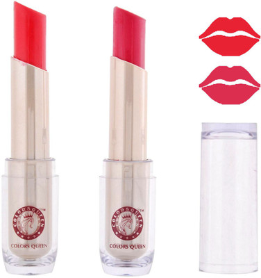 

COLORS QUEEN Glam Lipstick (Dornish pink, Crazy purple)(CQ-104)