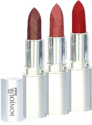 

Bonjour Professional 0316 Coffee Nude Brick Red Lipstick(Nude, Coffee, Brick Red, 11.4 g)