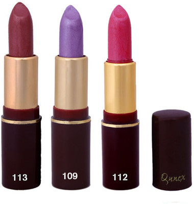 

Imported Qunex Rose Pink,Brown,Purple Lipsticks Combo 1806184(Multicolor,)