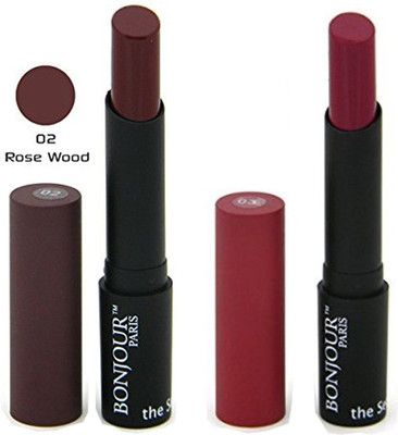 

Bonjour Paris Color Cap Lipstick 02 03(Multicolor, 7 g)