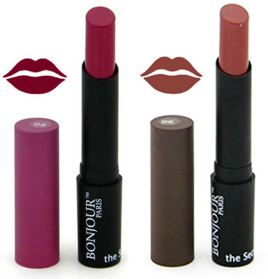

Color Fever Creamy Matte Lipstick Combo 4-5(Multicolor,, 8 g)