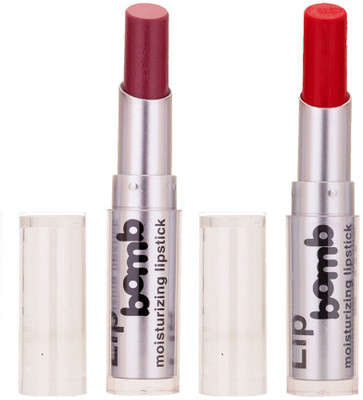 

Color Fever Creamy Matte Limited Offer77160275Purple, Red Lipstick Set(Purple, Red, 6.4 g)