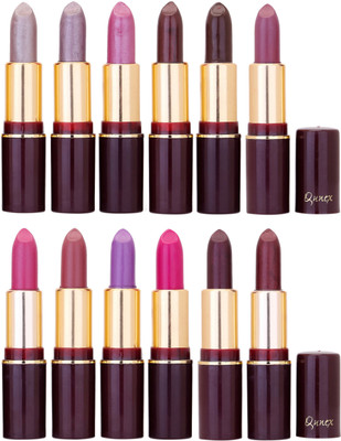 

Qunex Rich Colour Lipstick Wholesale Combo 1105201614(Multicolor,, 48 g)