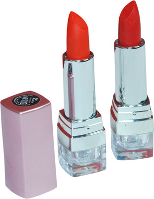 

Blue Heaven Follow Me Lipstick (Pack of 2) - Red & Carmine Maroon(Multicolor)