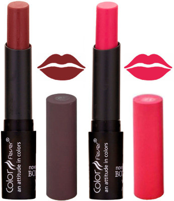 

Color Fever Brown Creamy Matte Lipstick-01-12(Brown, Pink, 7 g)