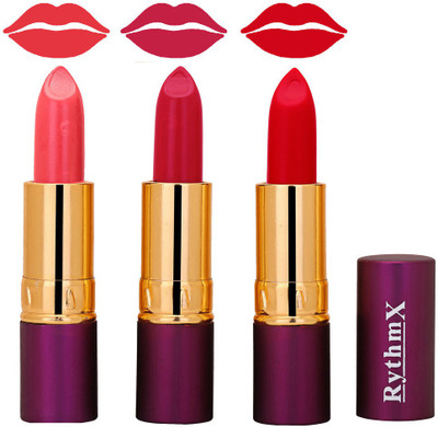 

Rythmx Rich creme Lipstick In Special Pink,Rani,Bloom Red Shades 570(Pink)