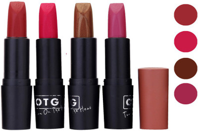 

OTG 9 to 5 Lipstick Set Pack Of 4(shade - 0019, 16 g)