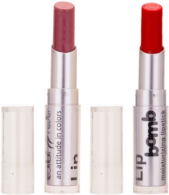 

Color Fever Creamy Matte Limited Offer77160226Mauve, Red Lipstick Set(Mauve, Red, 6.4 g)