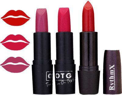 

Rythmx OTG Purple,Pink,Red Colour Shades Lipstick(1287 Multicolor)