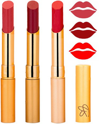 

Rythmx Mauve+Mahroon+Red Color Lipstick Combo 310(Multicolor,)