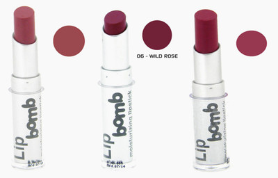 

Color Fever Bomb Matte Lipstick 10-6-16(Mocha, wild Rose, Romance, 12 g)