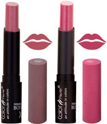 

Color Fever Dark Nude Creamy Matte Lipstick-08-10(Dark Nude, Wine, 7 g)