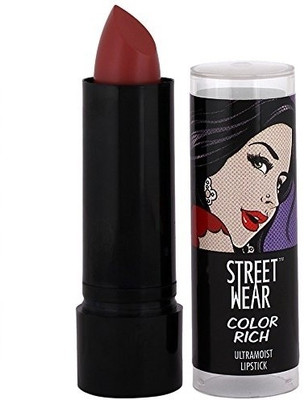

Street Wear Lip Color-9(Ruby Riddle, Brown, 4 g)